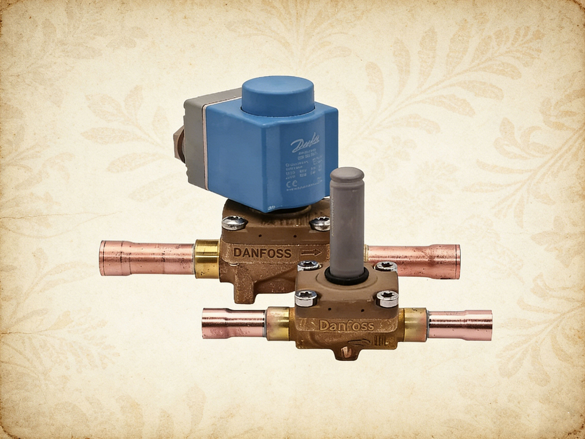 Danfoss丹佛斯电磁阀冷库电磁阀空调电磁阀焊接口线圈220V380V24V